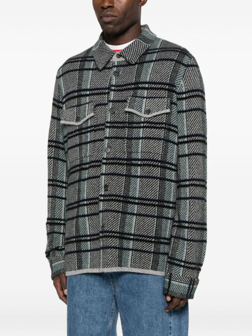 Guest In Residence Classic-Fit Cashmere Plaid Shirt