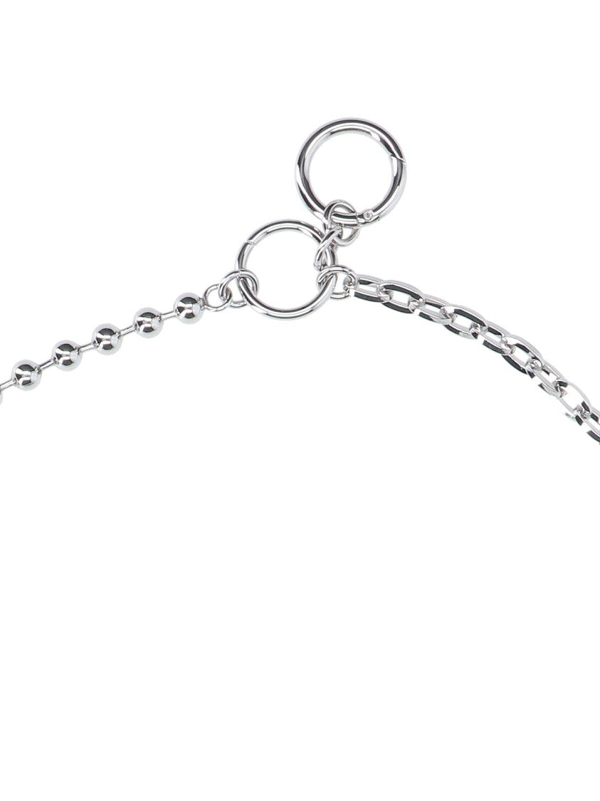 Vivienne Westwood Polished Silver Chain Bracelet With Orb Charms