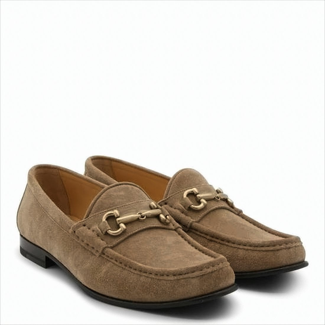 Brunello Cucinelli Moccasin-Toe Suede Loafers