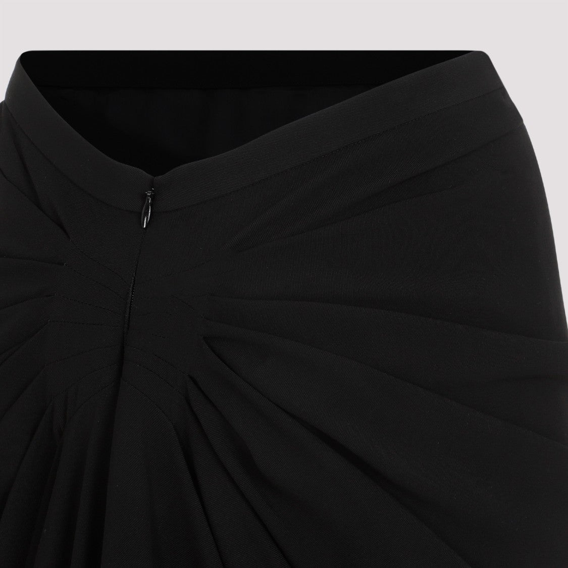 Dries Van Noten Sonata Black Wool Midi Skirt