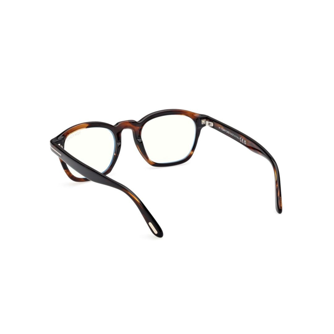 Tom Ford Ft6033-B Rectangular Tortoiseshell Eyeglasses