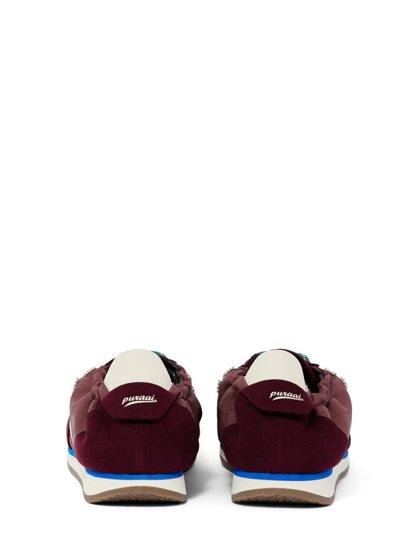 Puraai Panther Stretch Vegan Leather Sneakers