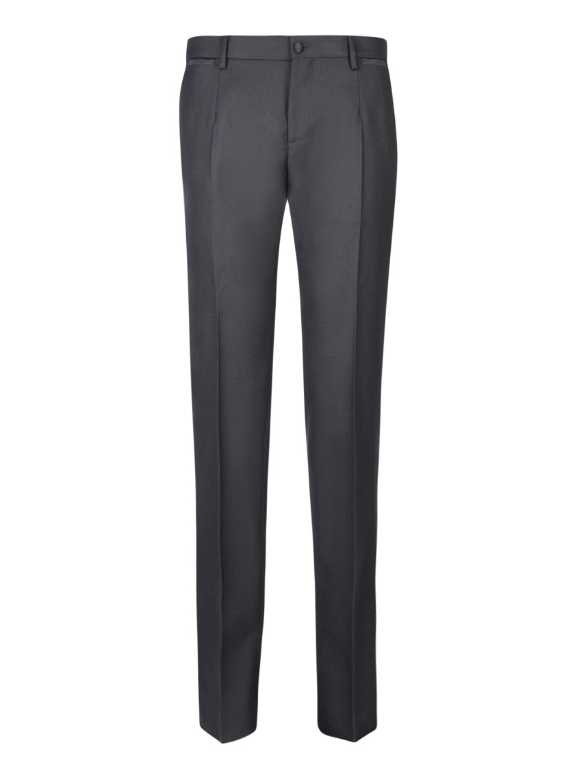 Dolce & Gabbana Grey Slim Fit Trousers