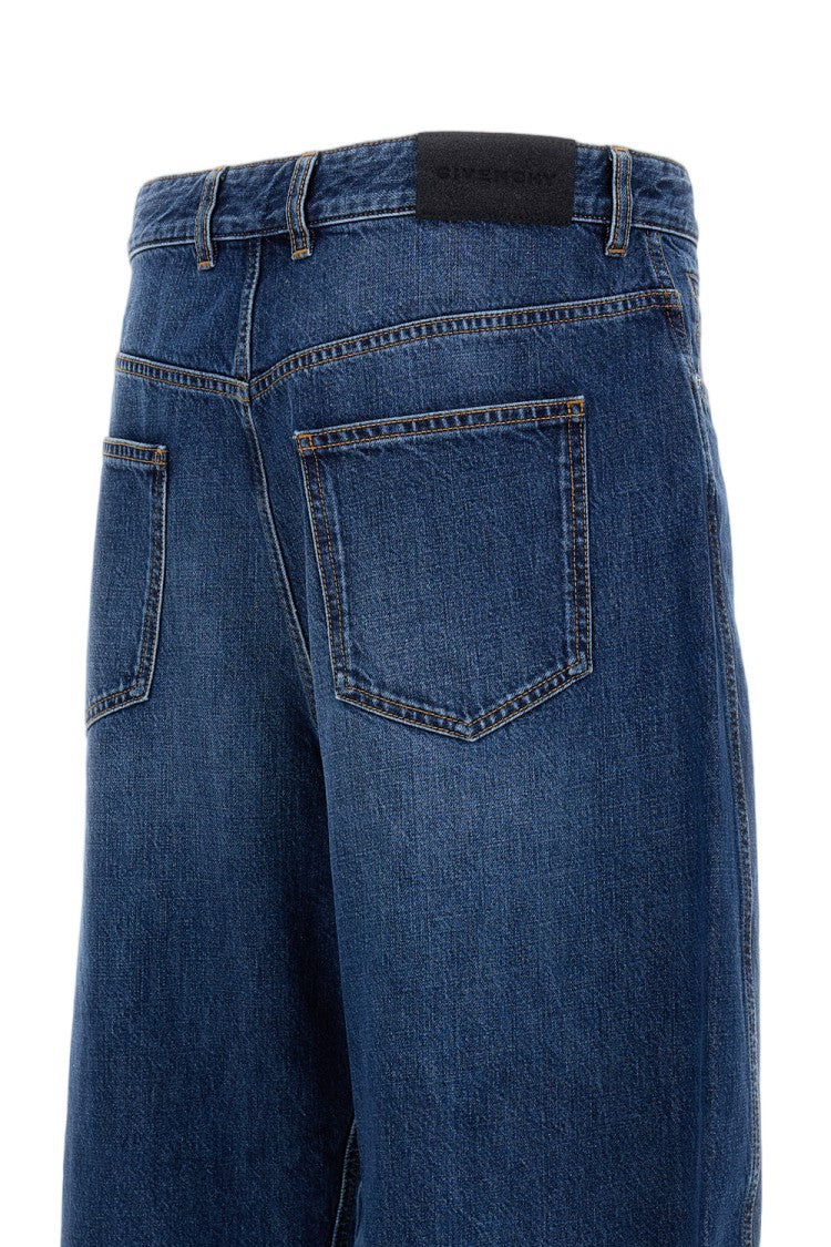 Givenchy Wide-Leg Denim Jeans With Classic 5-Pocket Design