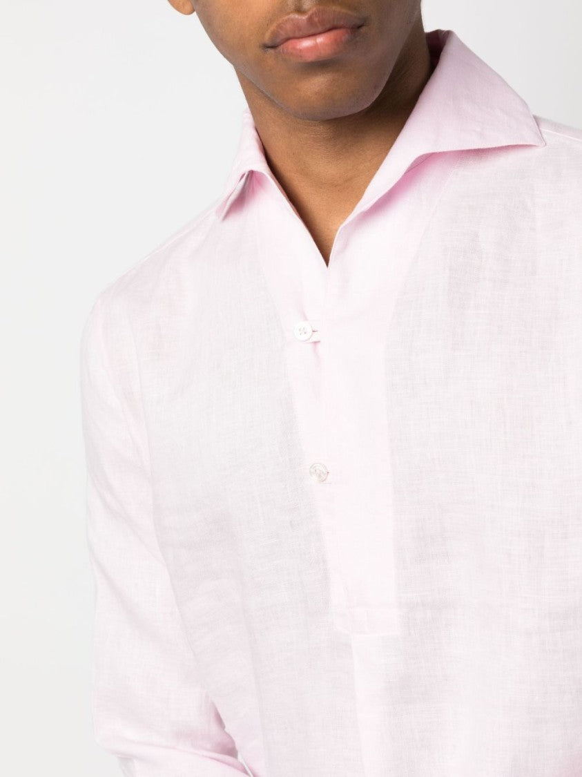 Doppiaa Long Sleeve Buttoned Polo