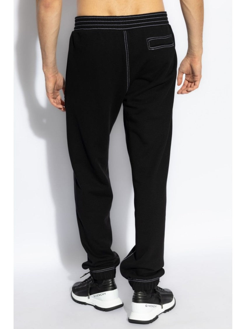 Givenchy Black High Waisted 4G Motif Trousers