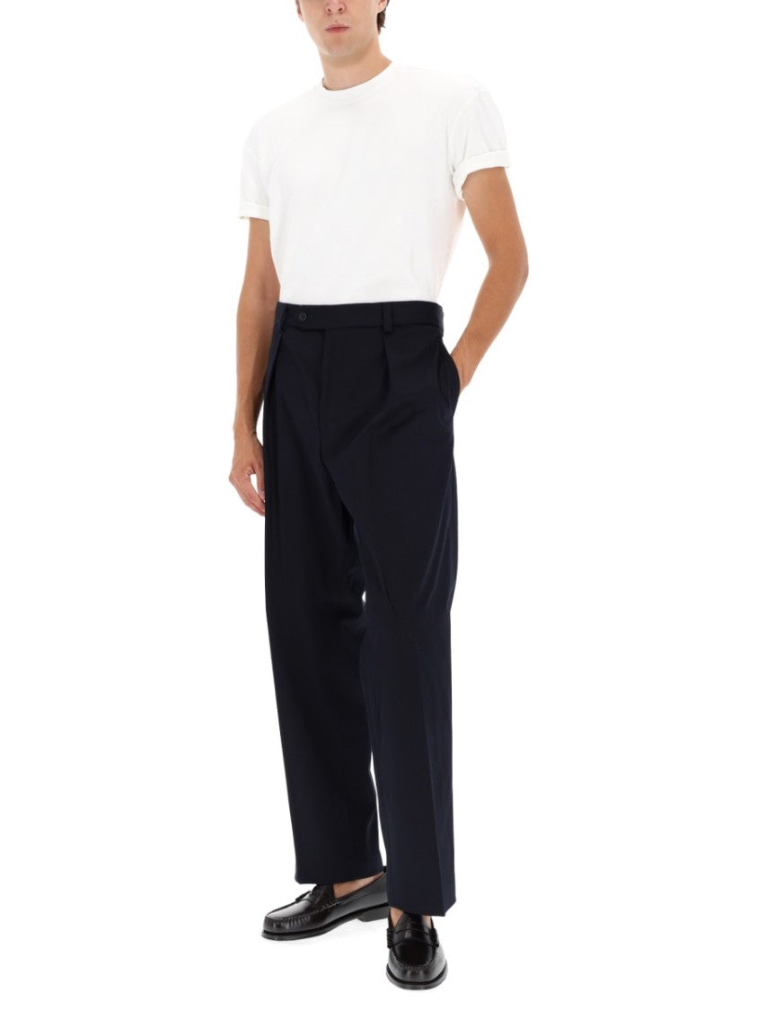 Boss Tailored High-Waisted Blue Trousers
