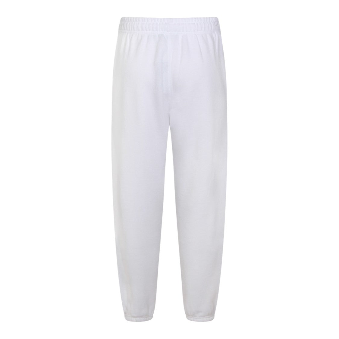 Polo Ralph Lauren Tapered White Trousers With Elastic Waistband