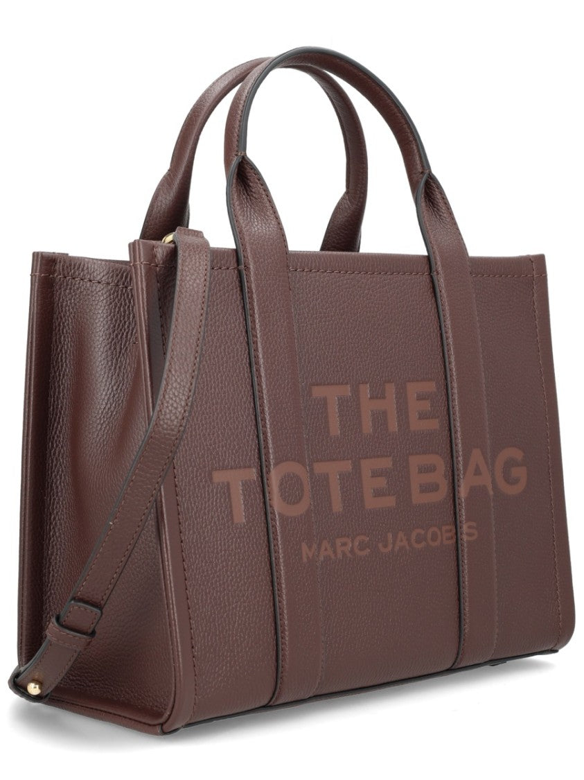 Marc Jacobs The Tote Textured Embossed Lettering Handbag Bag