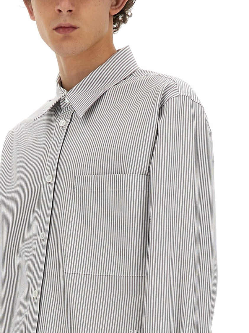 Bottega Veneta Classic Cotton Shirt With Structured Collar