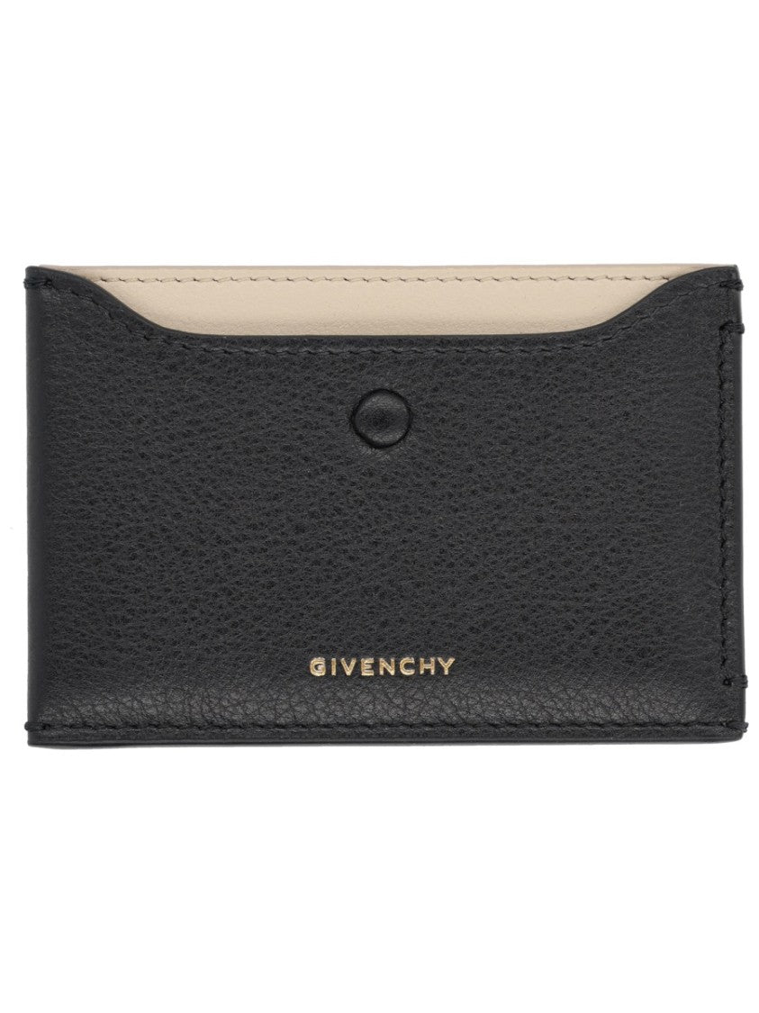 Givenchy Day Calf Leather Textured Card Holder