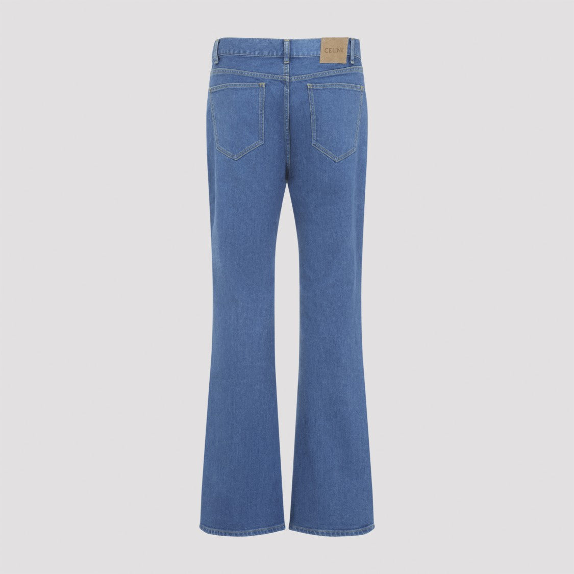Celine Flared Jeans With Concealed Fastening