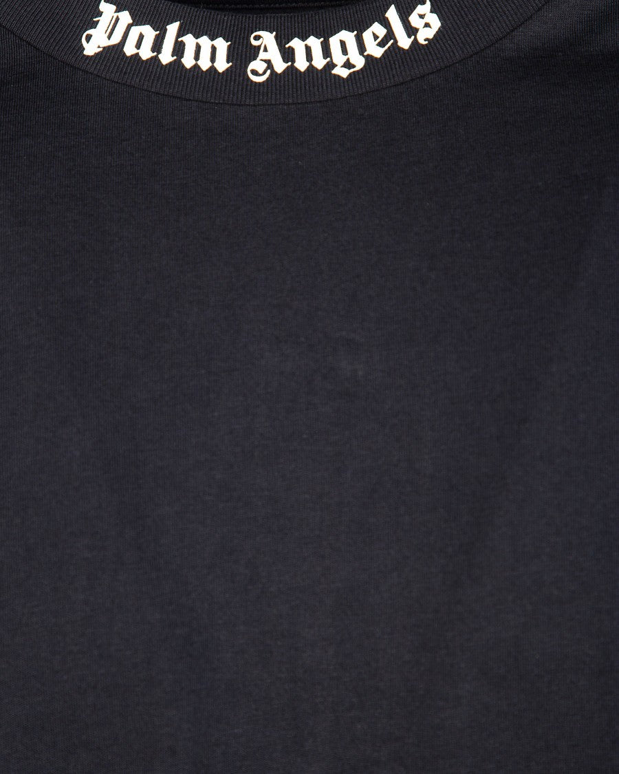 Palm Angels Oversized T-Shirt With Bold Logo Prints