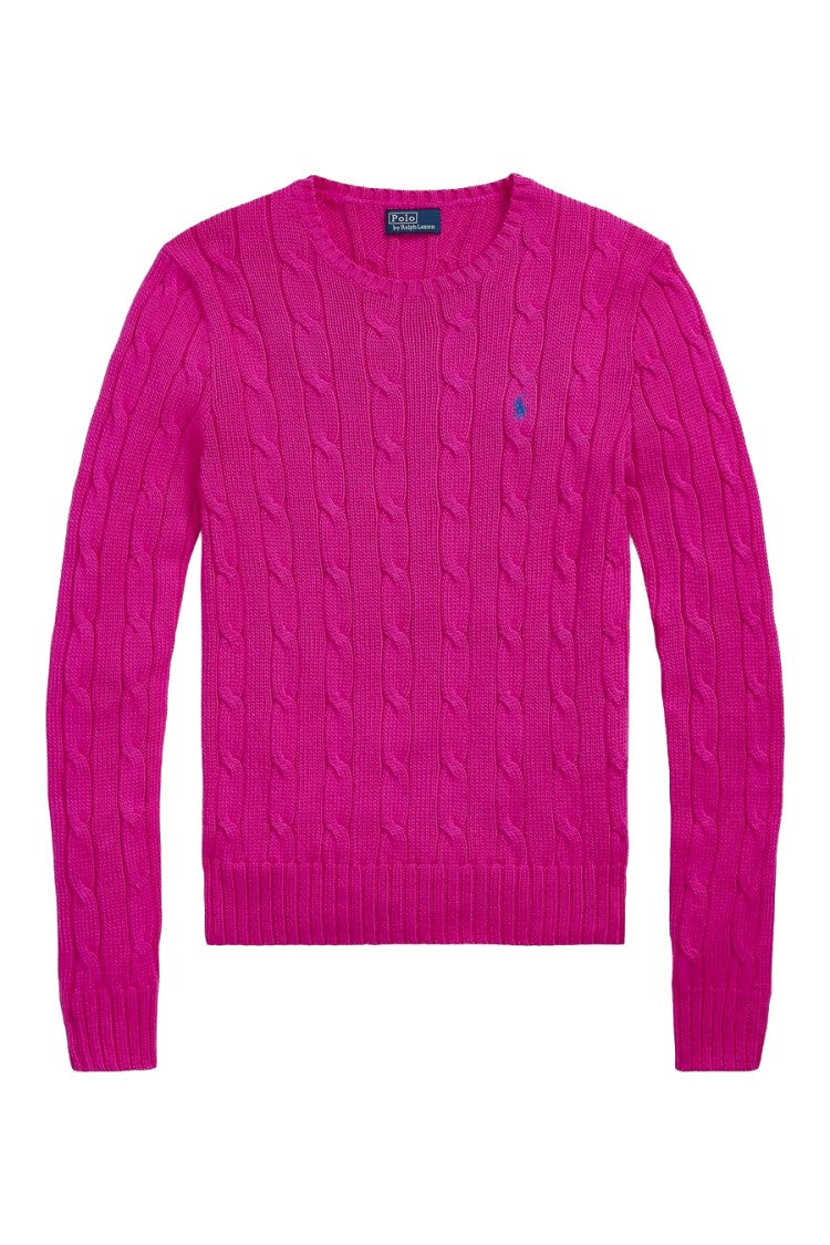 Polo Ralph Lauren Cable Knit Sweater With Round Neckline