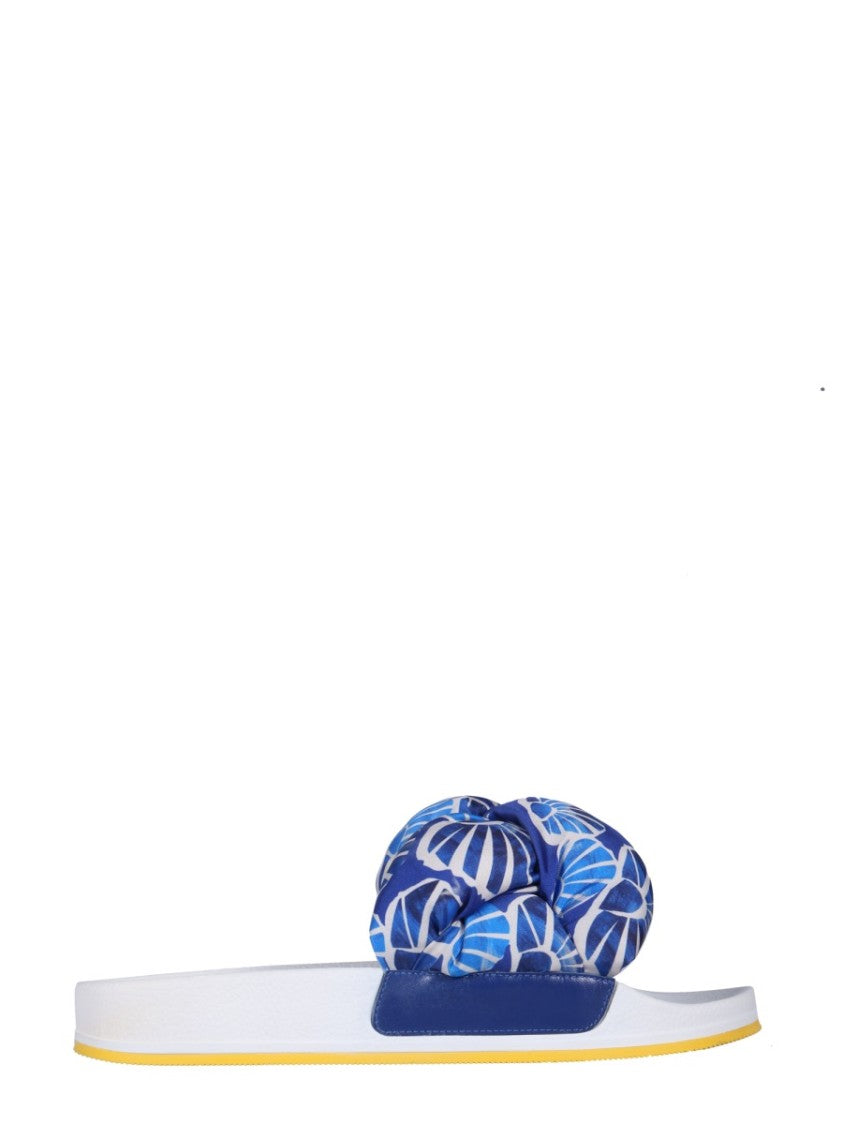 La Double J Braid Slide Sandals