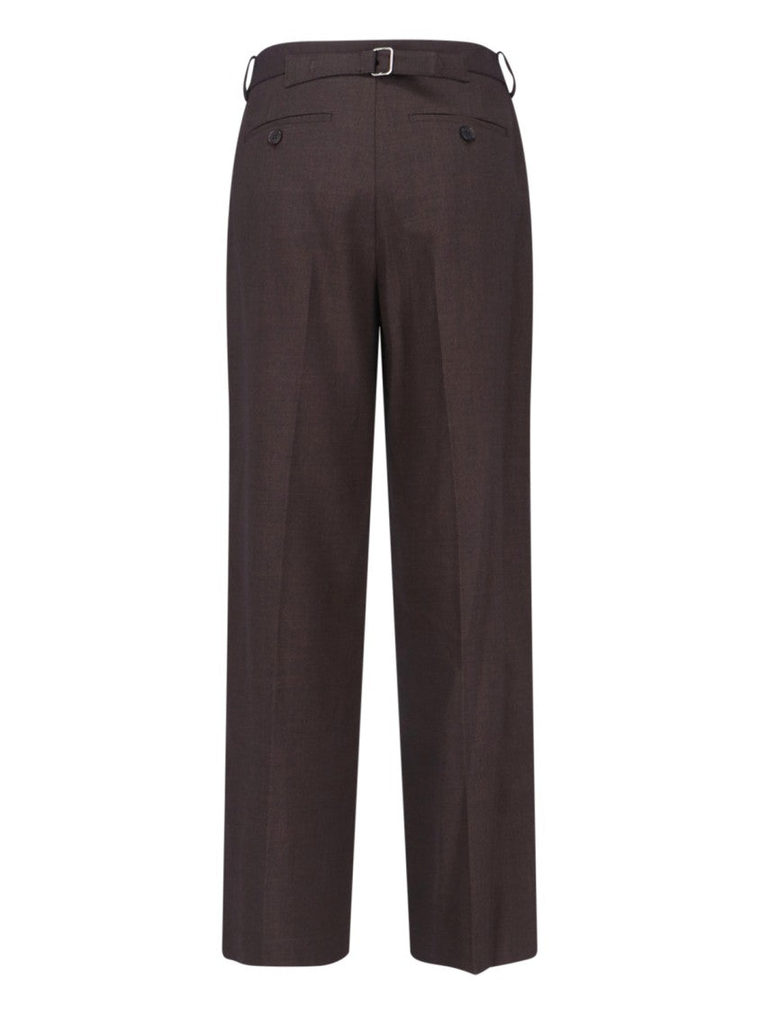Low Classic Cotton-Blend Pants – Brown