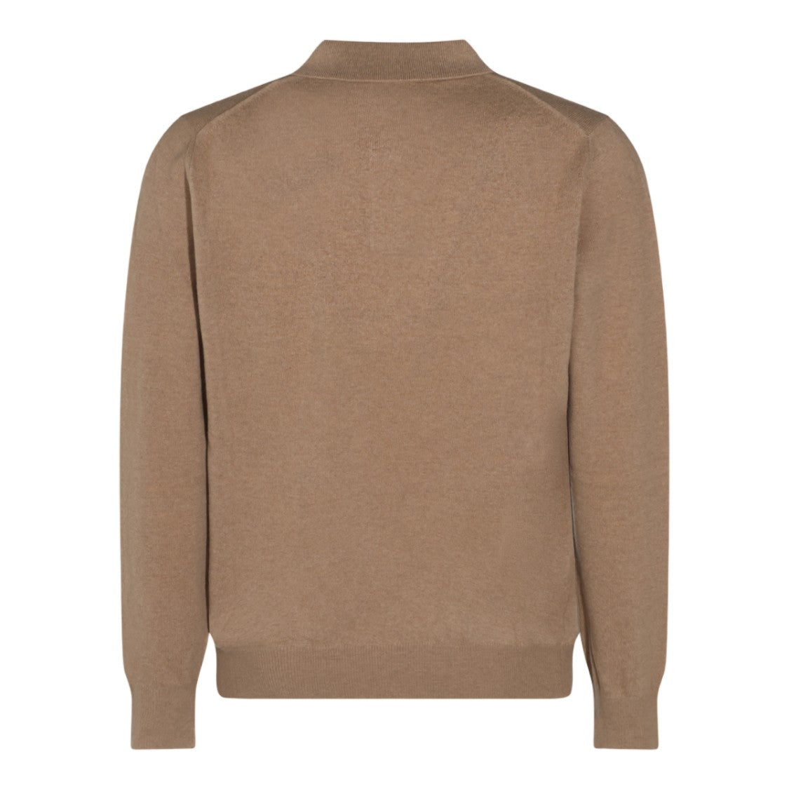 Altea Polo Collar Sweater With V-Neck Opening And Ribbed Details