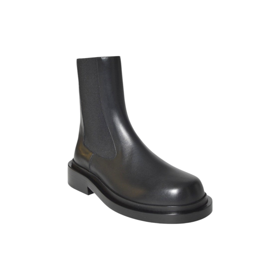 Jil Sander Chunky Sole Ankle Boot With Elastic Side Panels