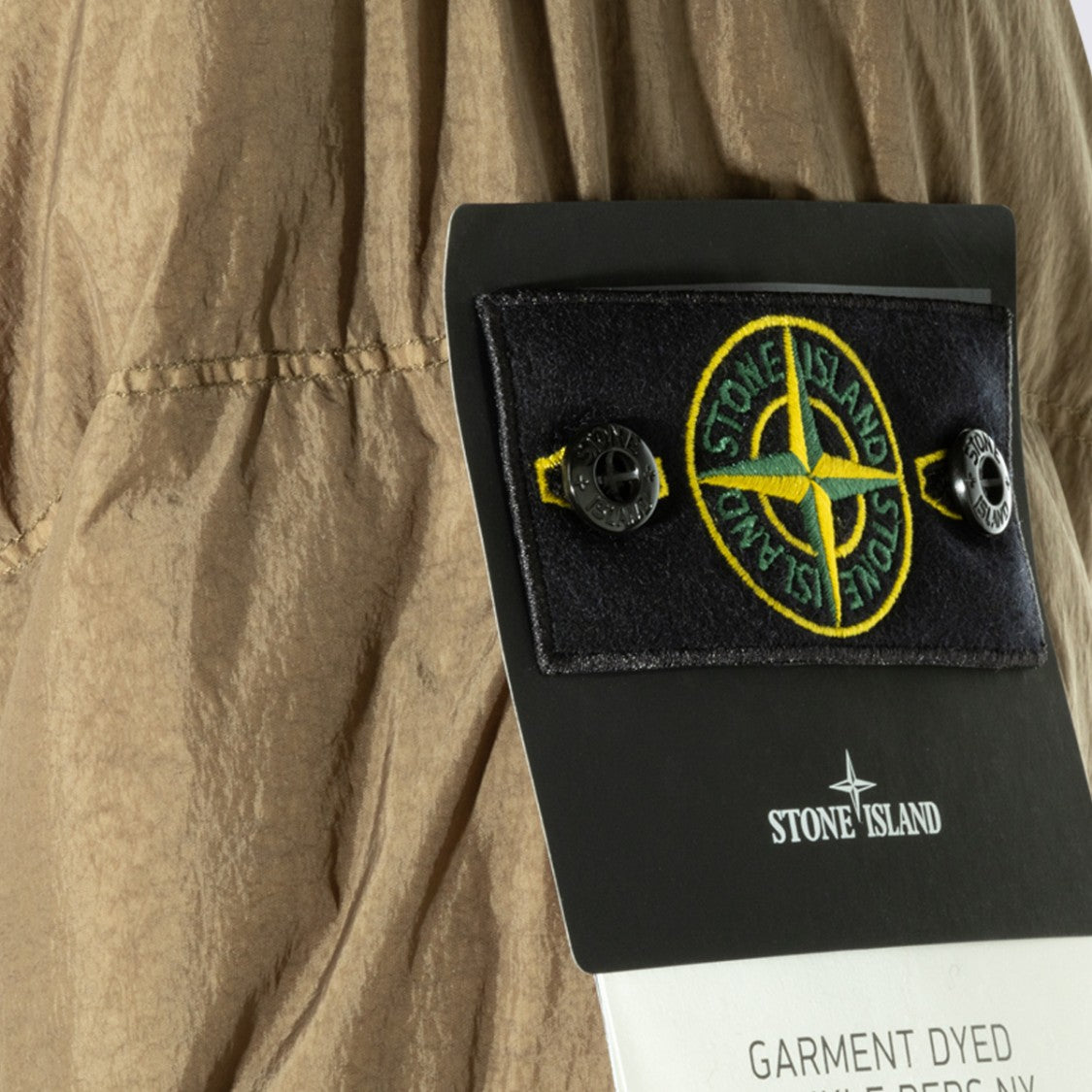 Stone Island Padded Quilted Coat With High Collar