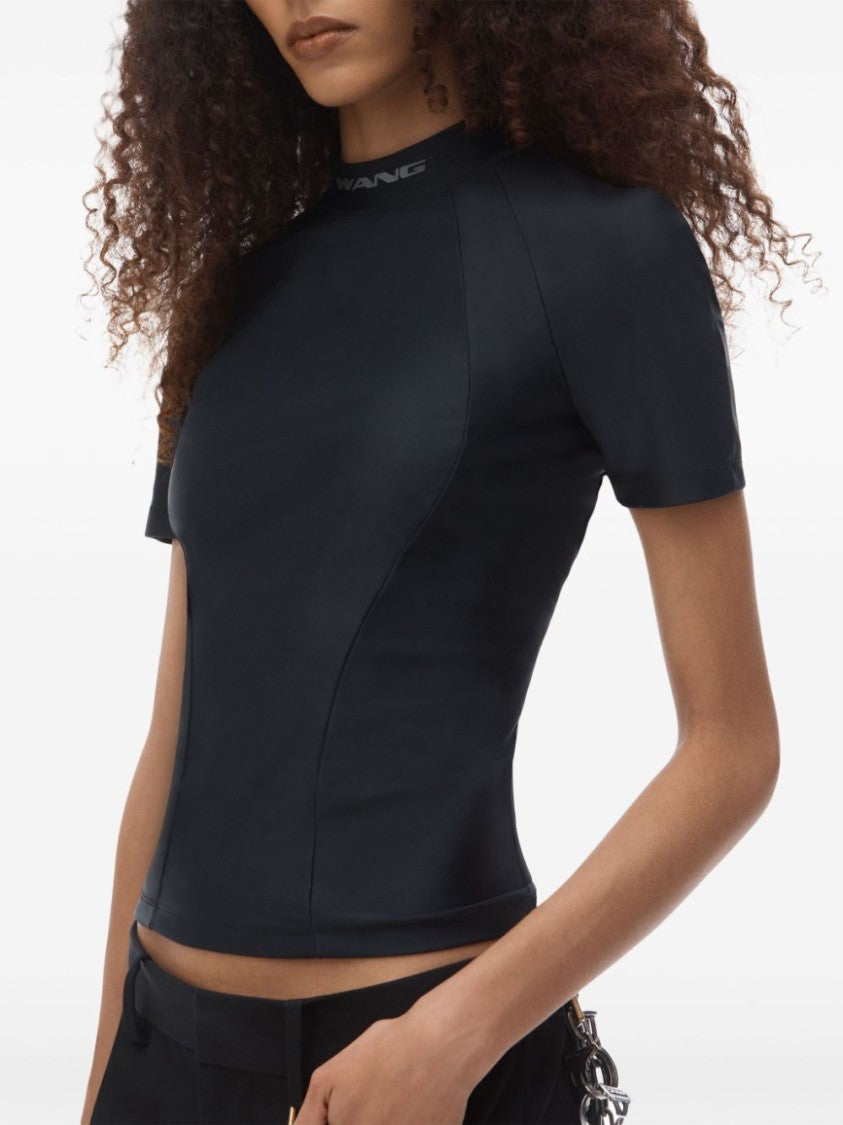 Alexander Wang Black Fitted Top