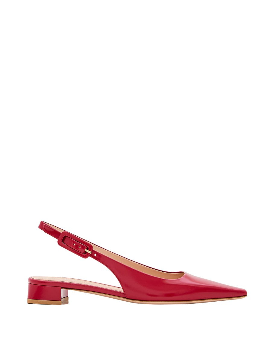 Gianvito Rossi Tokio Leather Sling-Back