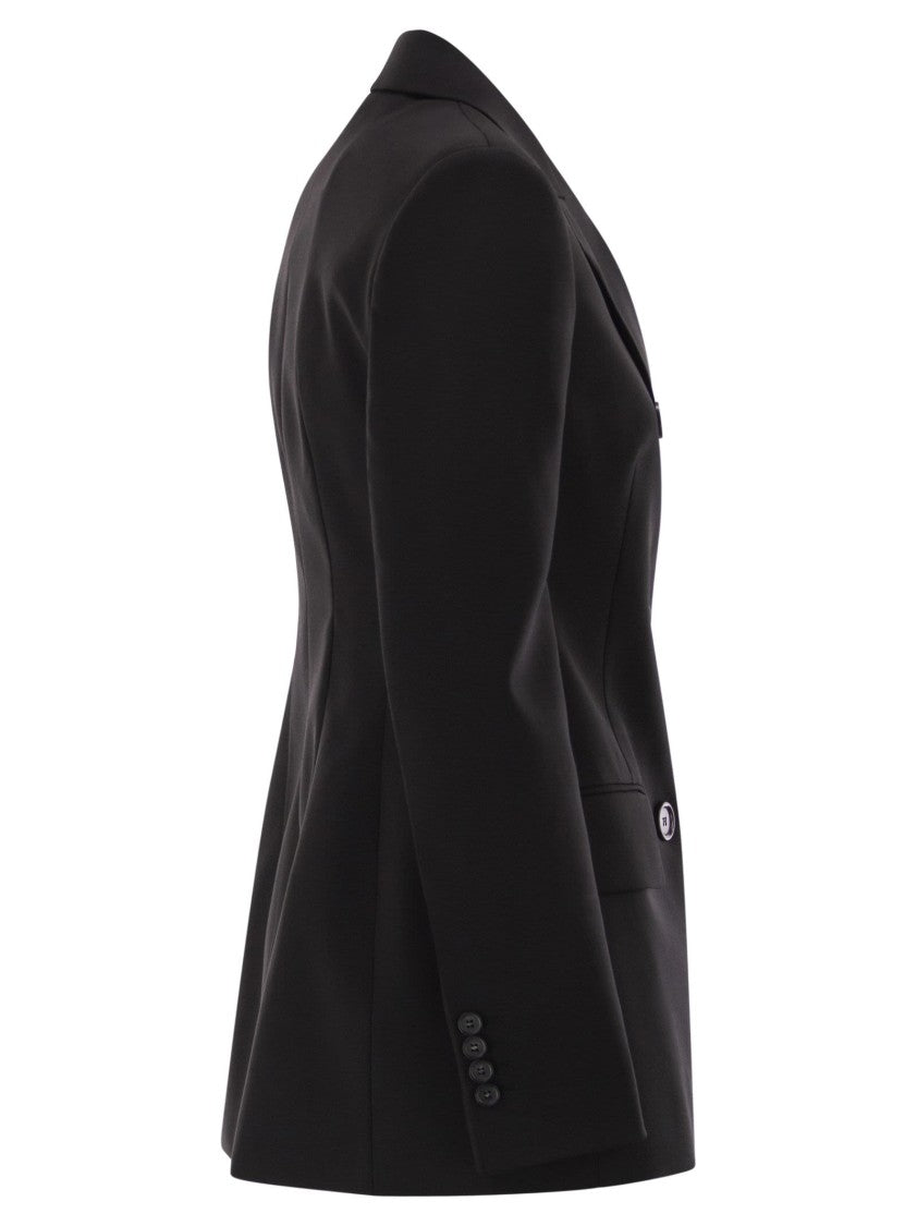 Sportmax Adamo - Blazer In Pure Natural Stretch Wool