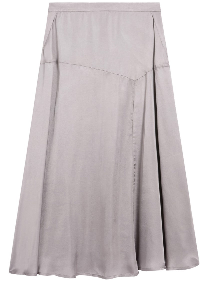 Pence A-Line Fabric Midi Skirt