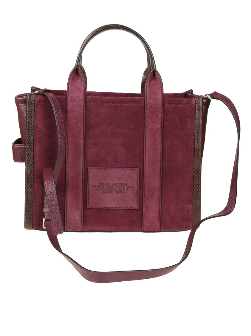 Marc Jacobs Structured Purple Bag With Design