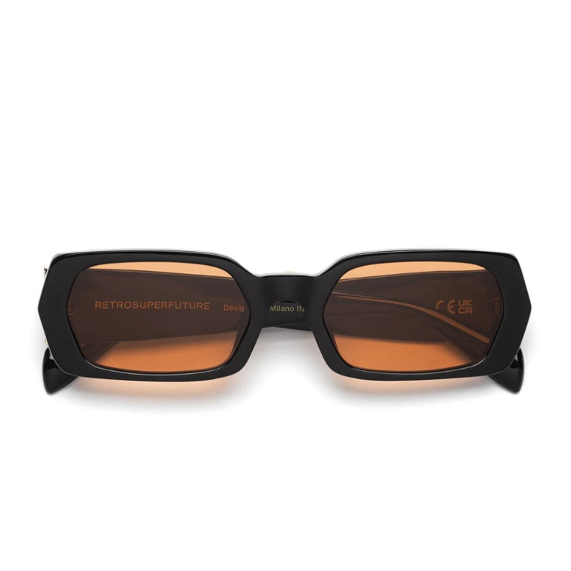 Retrosuperfuture Matte Black L'altro Acetate Sunglasses