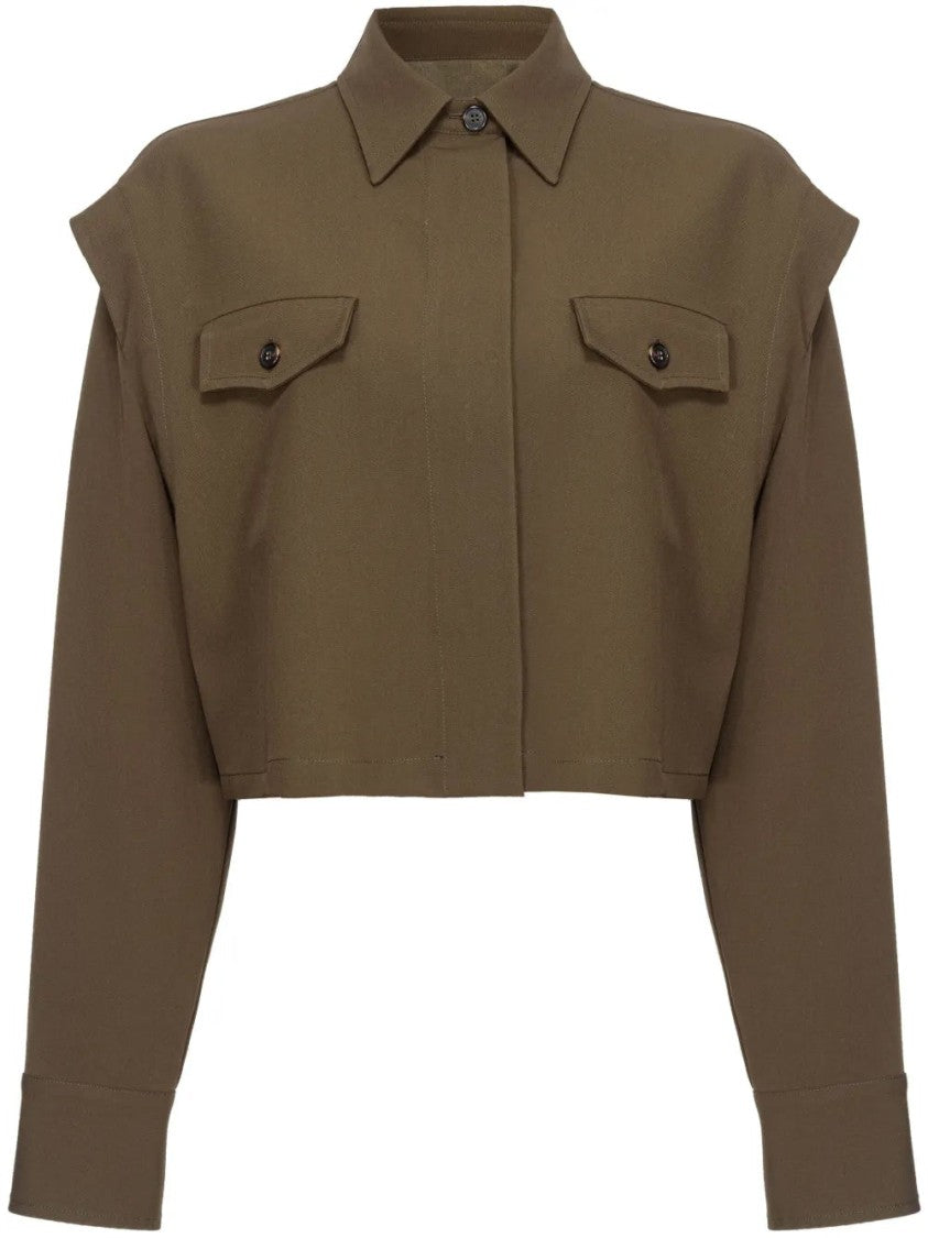 Pinko Fioriera Cropped Shirt