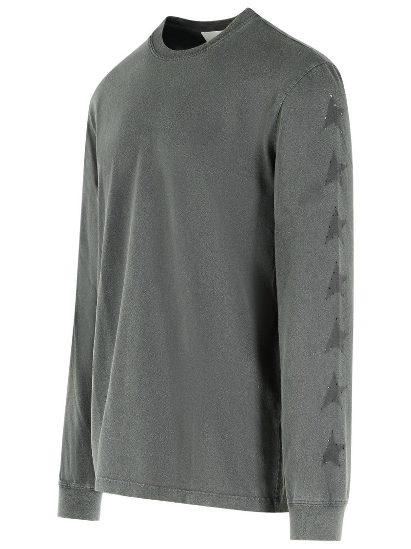 Golden Goose Gray Cotton T-Shit