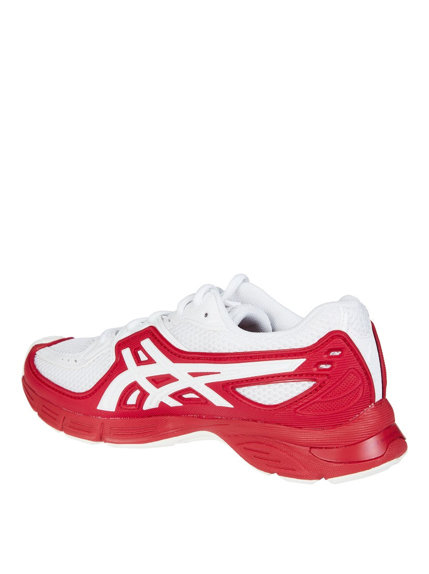 Comme Des Garçons White Mesh Red Overlays Sneakers