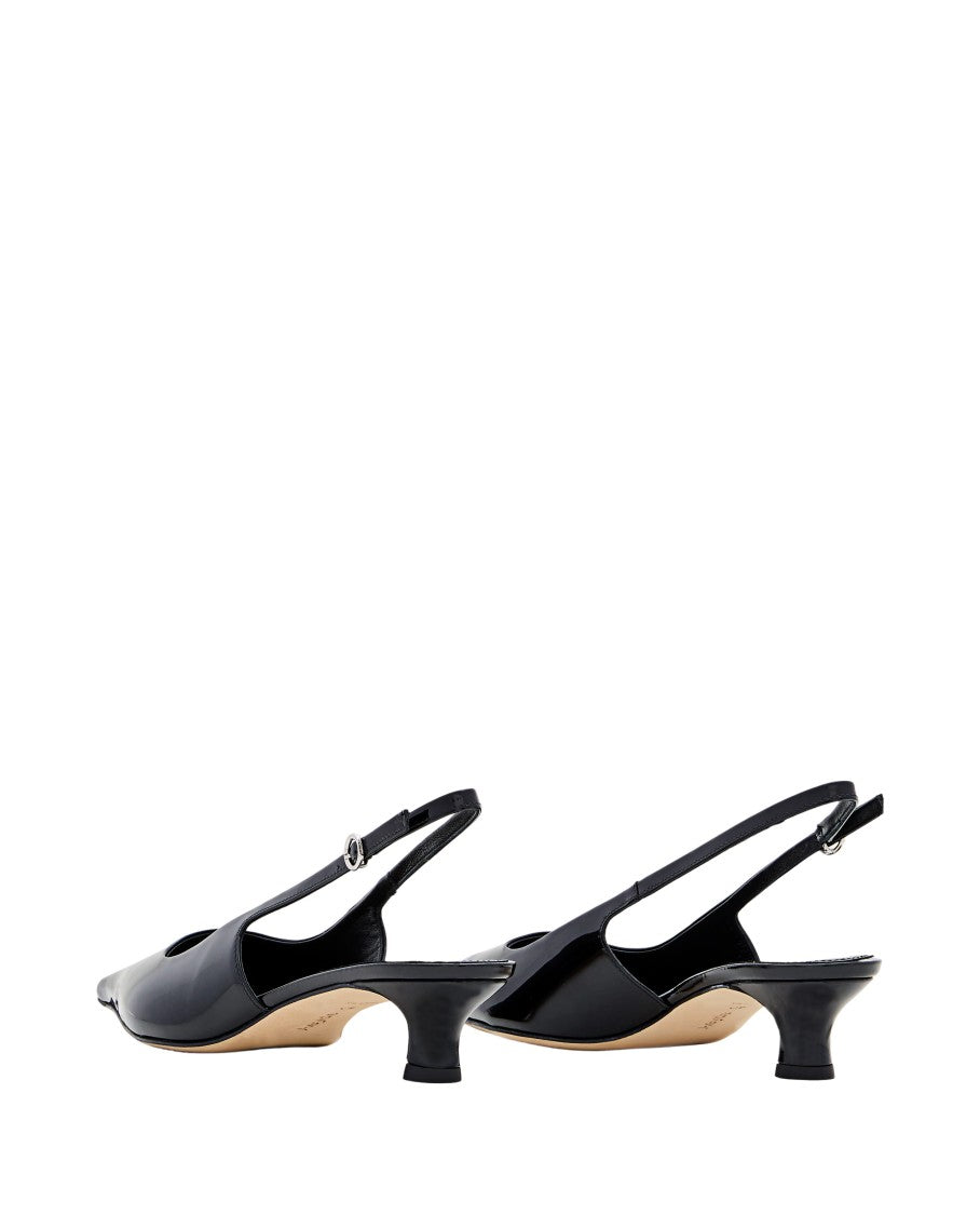 Aeydē Open Back Heeled Slingback Shoes