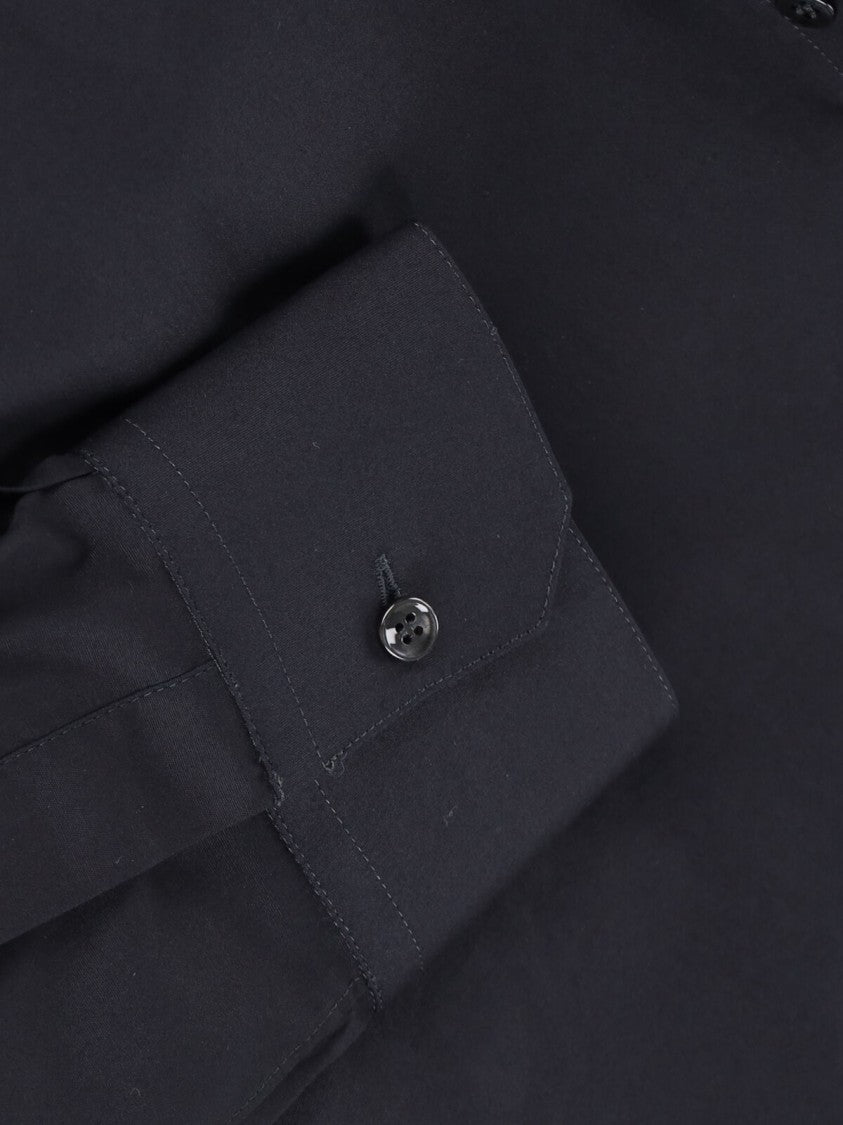 Dolce & Gabbana Classic Black Cotton Shirt With Tailored Silhouette