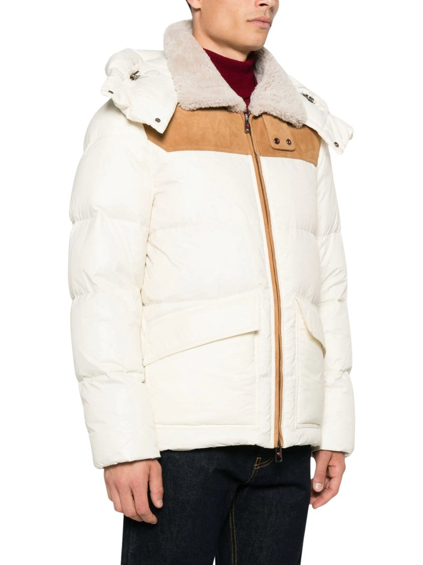 Kired Off-White Tirso 2 Quilted Suede Down Jacket