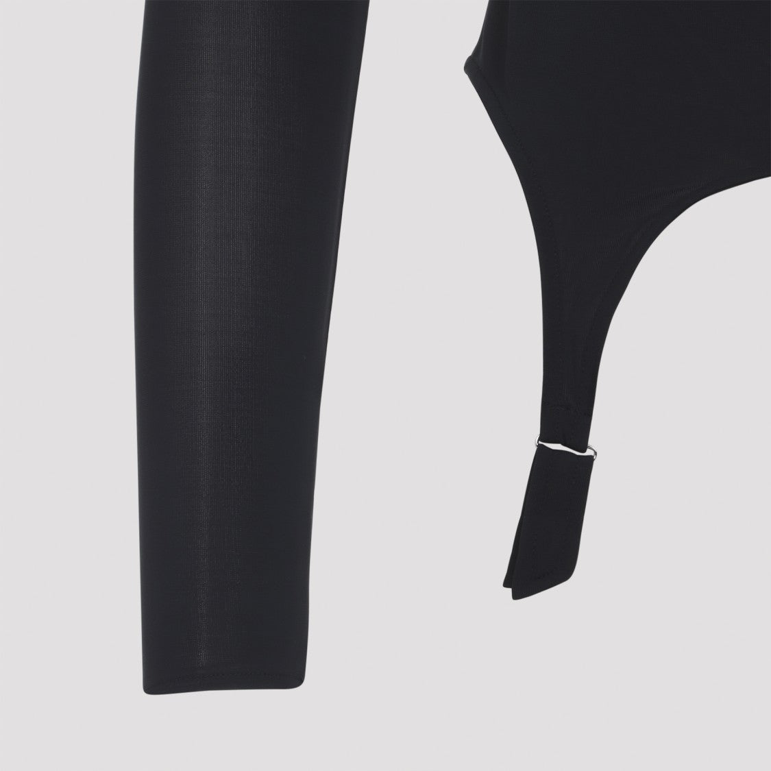 Jean Paul Gaultier Lingerie-Inspired Garter Top In Stretch Rayon