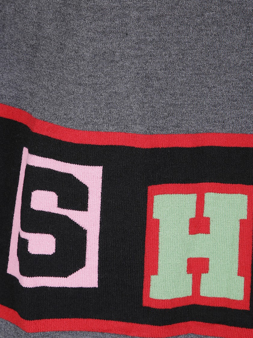 Comme Des Garçons Crew Neck Knitted Sweater