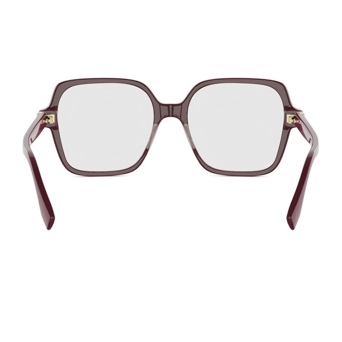 Fendi Red Forever Fendi Acetate Square Sunglasses
