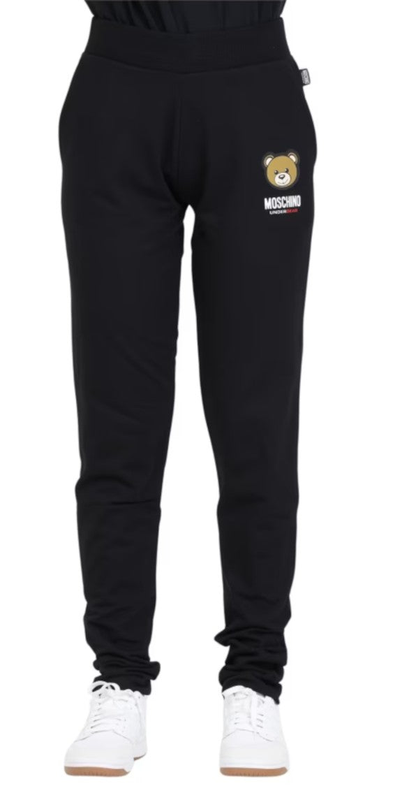 Moschino Black Relaxed Fit Jogger Pants