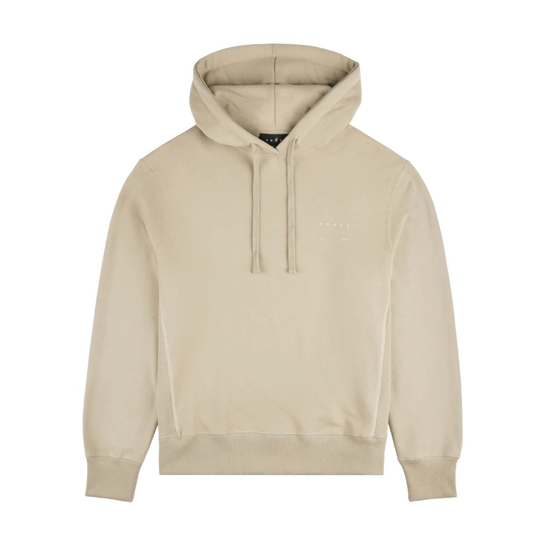 Hogan Ecru Hoodie Sweatshirt