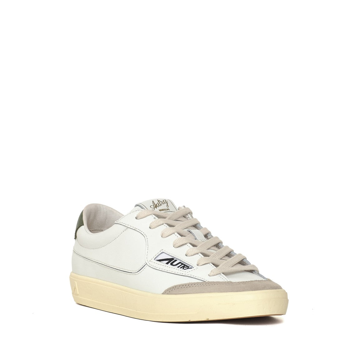 Autry Windscape Low White Leather Suede Low-Top Sneakers