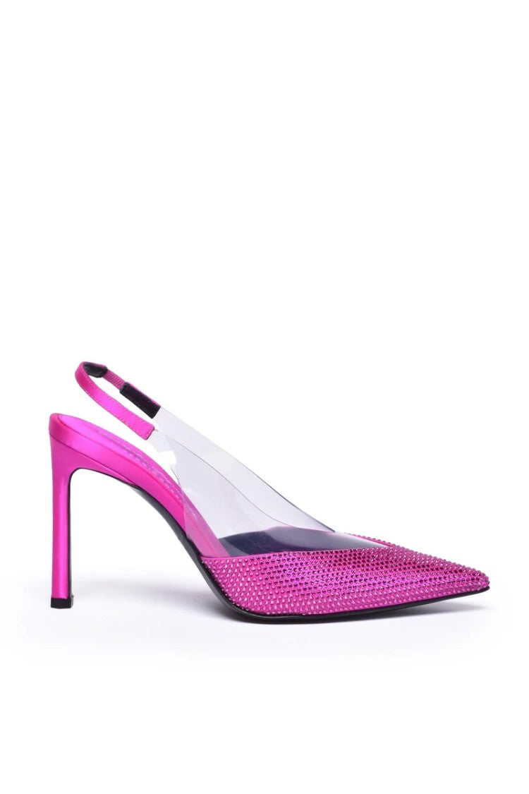Evangelie Smyrniotaki X S.Rossi Chanel Strass Pumps - Fuchsia