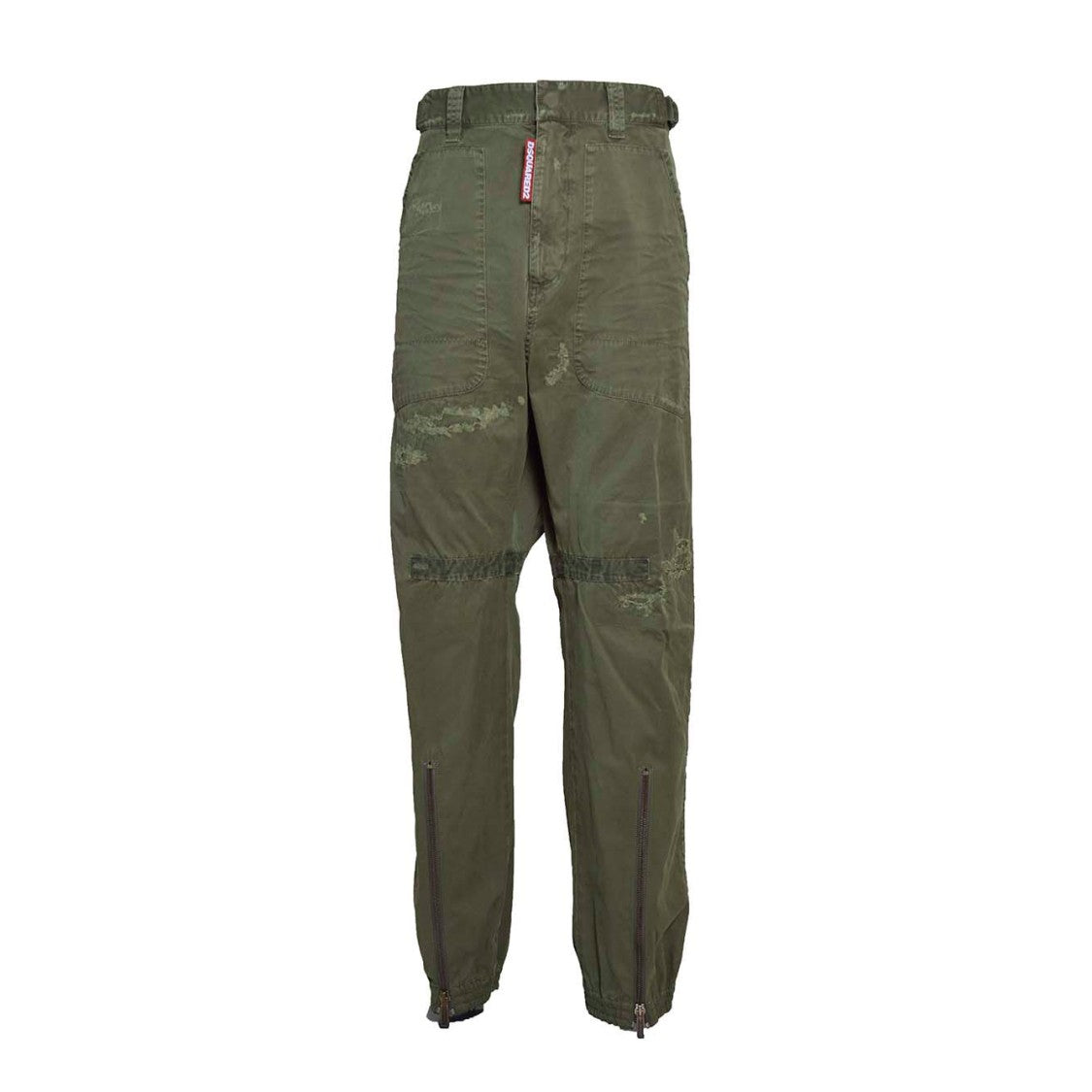 Dsquared2 Military Green Rodeo Denim Pants