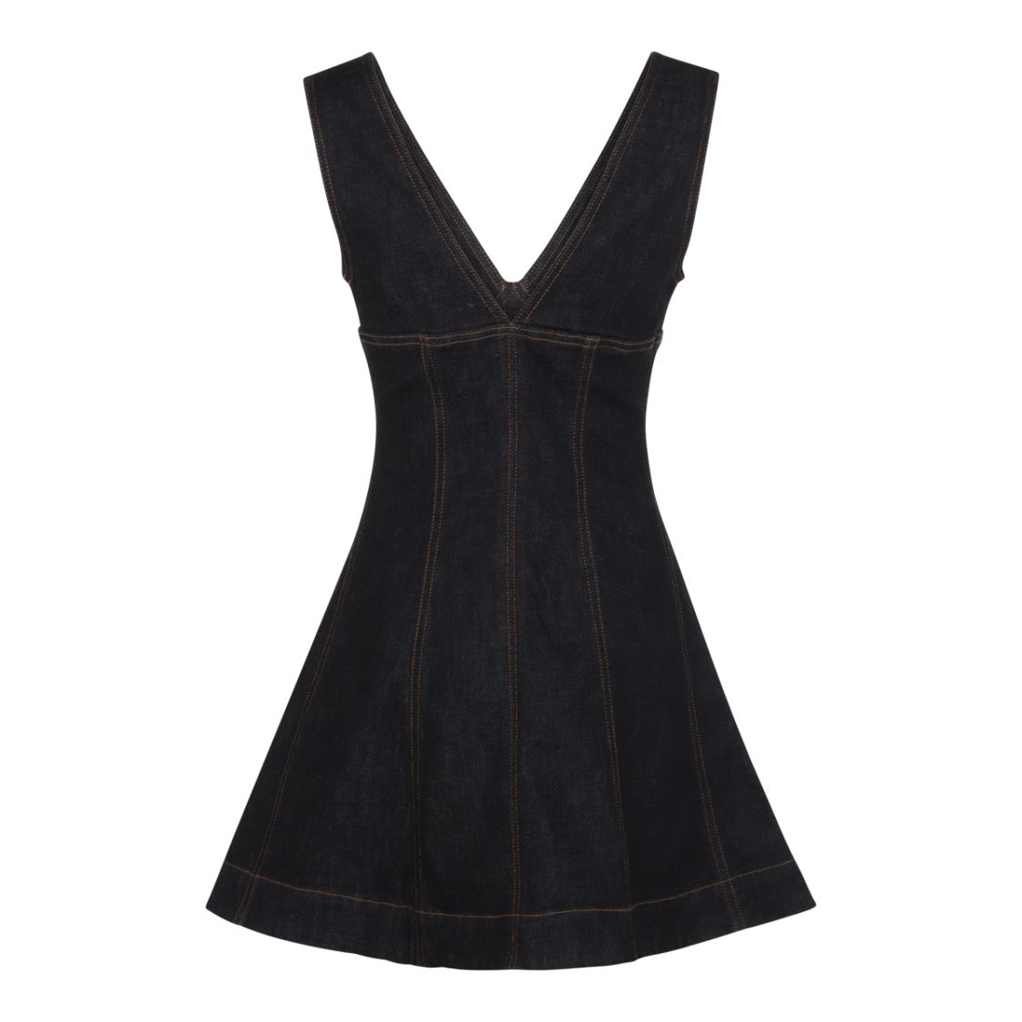 Self-Portrait Blue Cotton Mini Dress