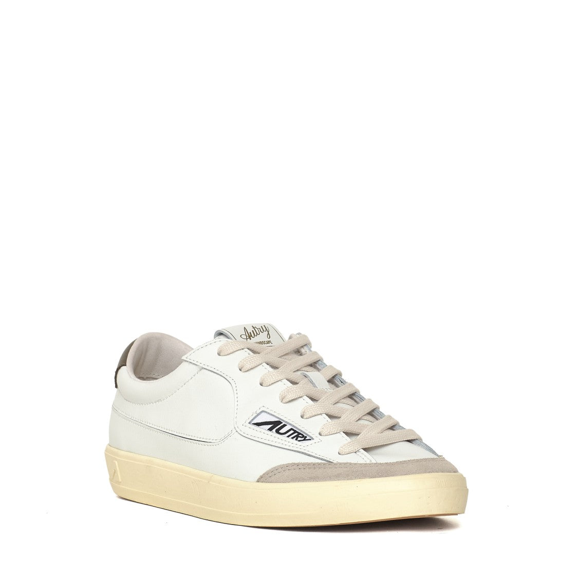 Autry Windscape Low White Leather Suede Low-Top Sneakers