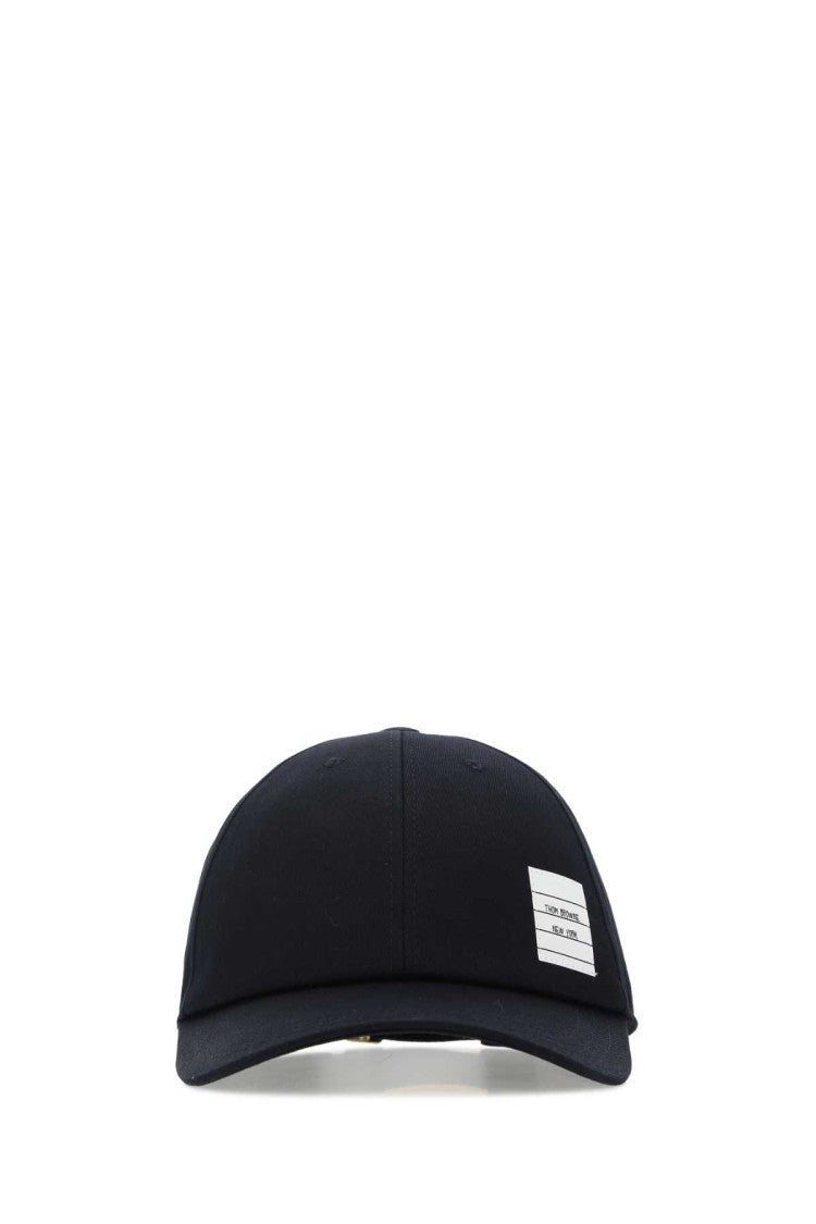Thom Browne Midnight Blue Cotton Baseball Cap