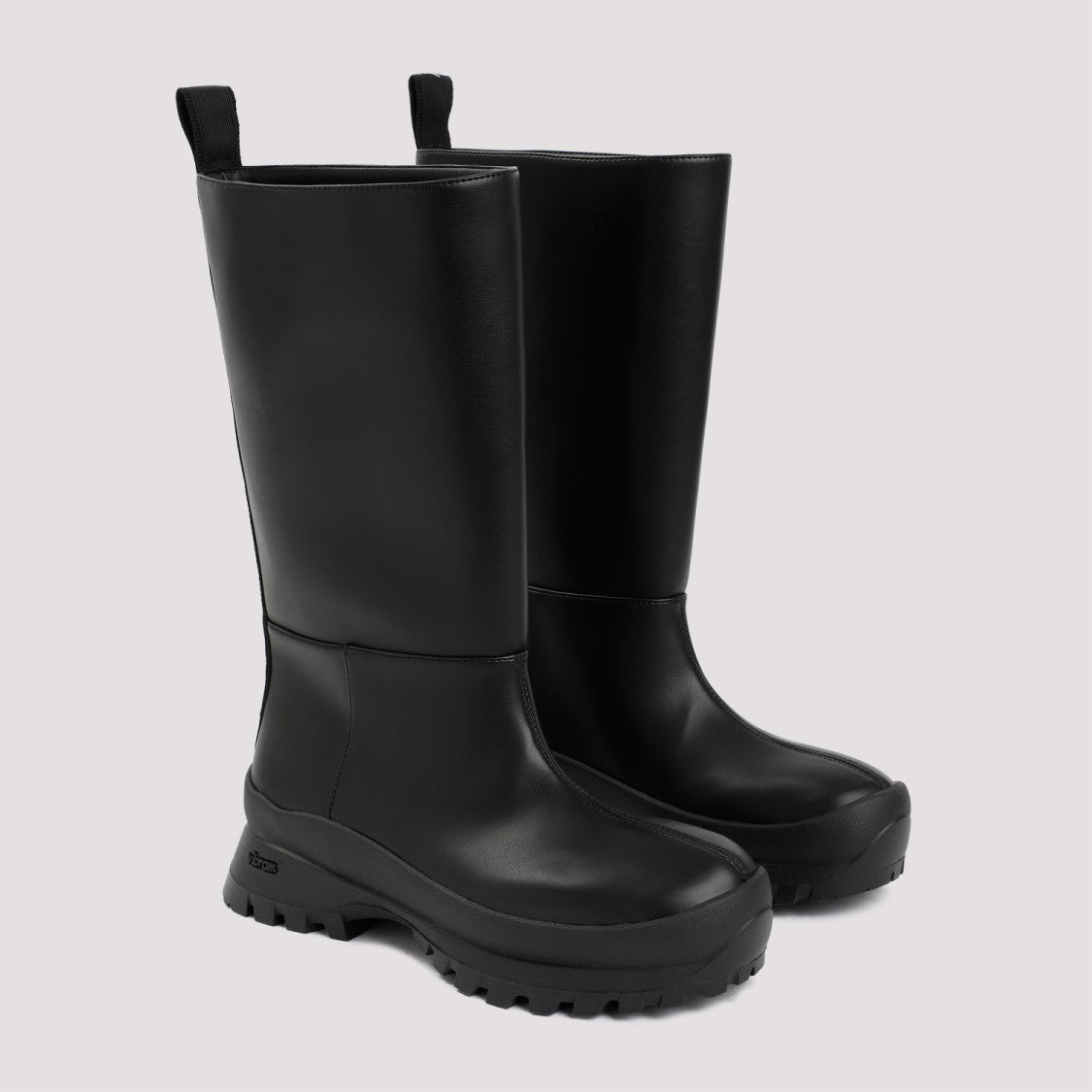 Stella Mccartney Black Alter-Leather Trace Tubo Boots