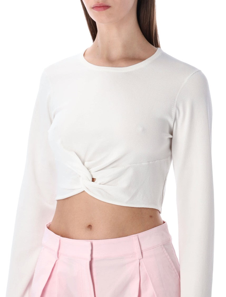 The Garment Madison Knot Front Slim Top