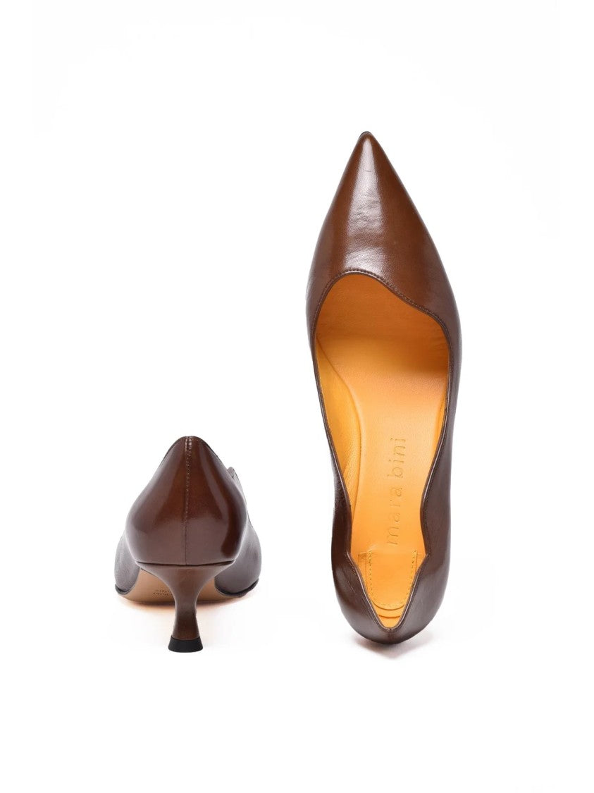 Mara Bini Brown Leather Pumps