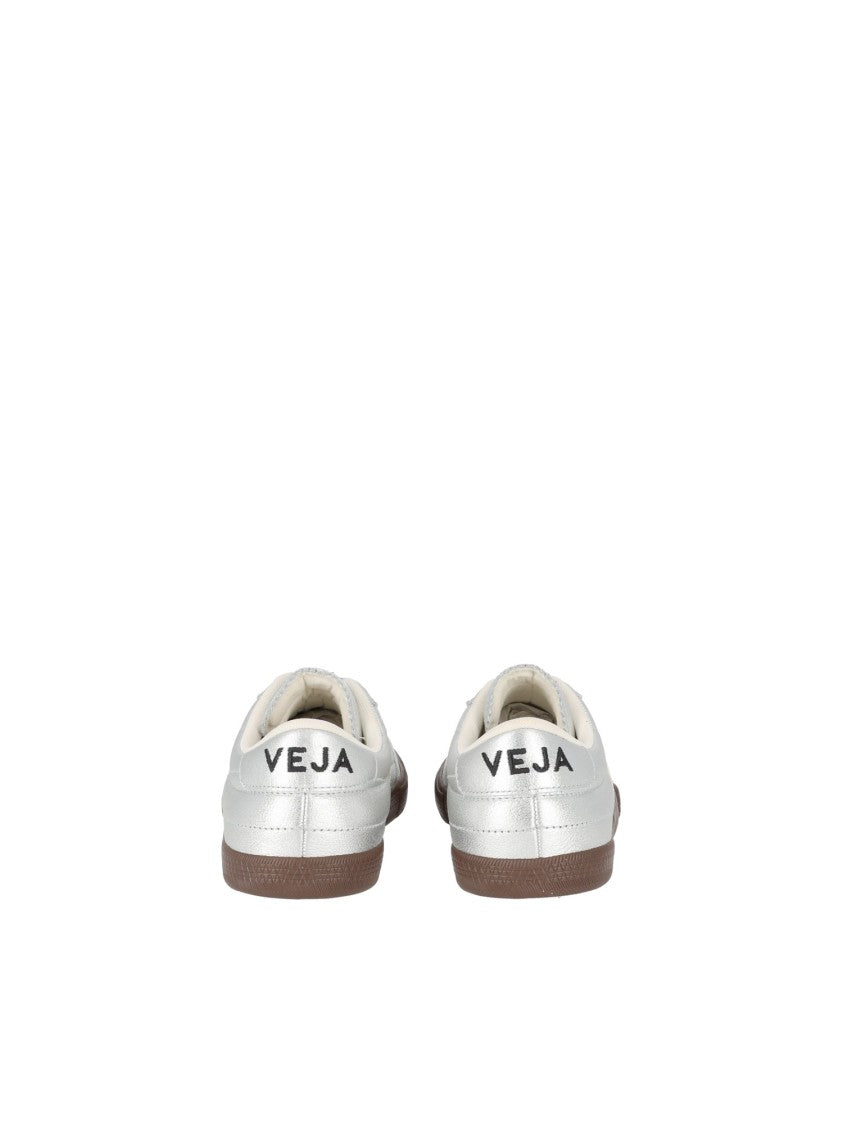 Veja Silver Panenka Metallic Low-Top Sneakers